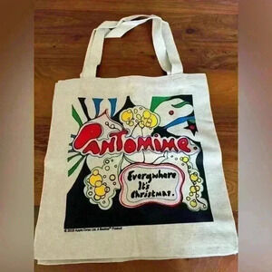 Pantomime Everywhere is Christmas Tote Bag ~ NEW!